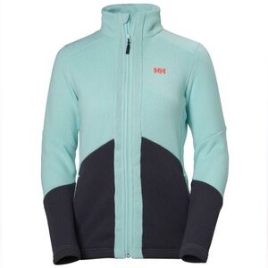 HELLY HANSEN Womens EQ Black Midlayer Jacket GLACIER XL